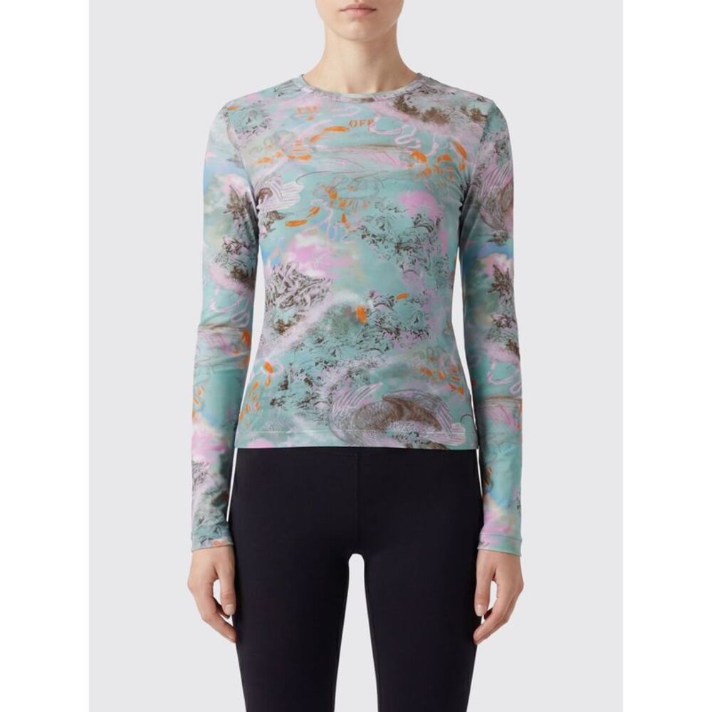 Off-White Top Woman Gnawed Blue